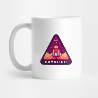 Kingdom Hearts Gummiship NASA Badge Mug